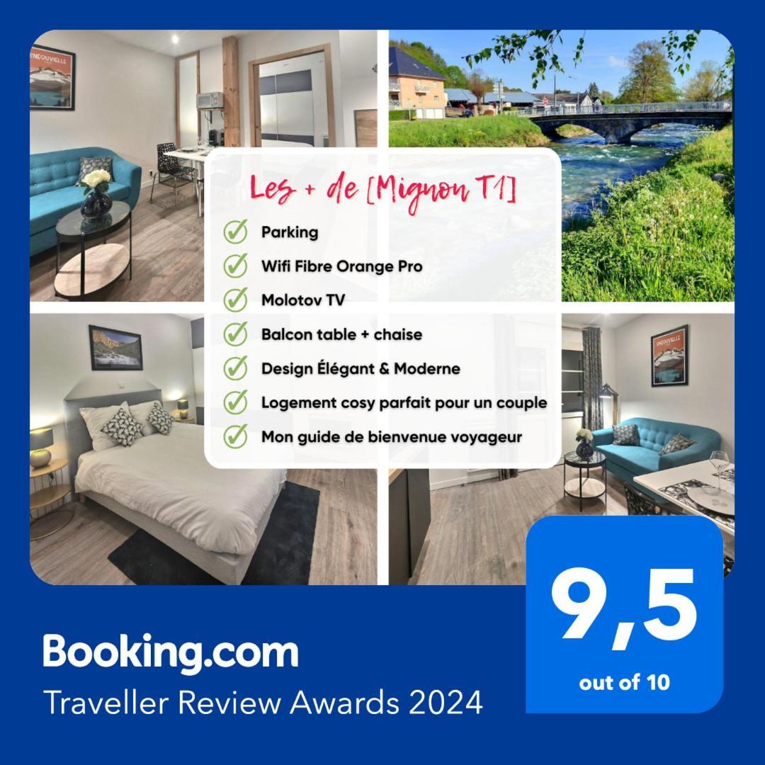Mignon, T1 Bis Cosy & Calme, Neuf, Parking, Balcon Apartment Gerde Exterior foto